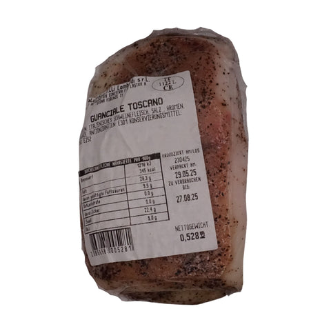 Guanciale Toskanisch (Backenspeck), ca. 500g - Feinkost Stuttgart
