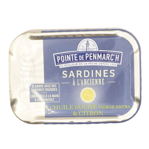 Pointe de Penmarc’h – Sardinen à l’Ancienne mit Zitrone in nativem Olivenöl extra 115g