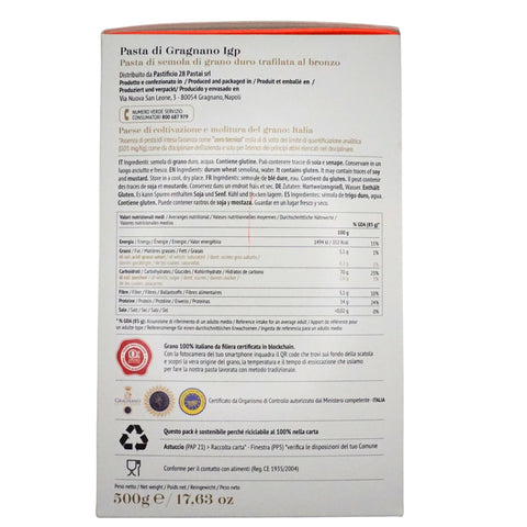 Gerillte Penne IGP 500 g - Feinkost Stuttgart