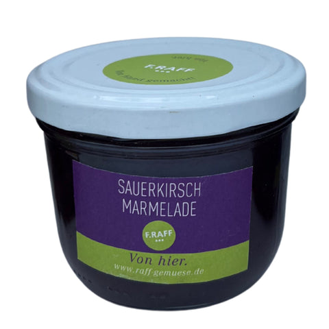 Sauerkirschmarmelade handgemacht 230g - Feinkost Stuttgart