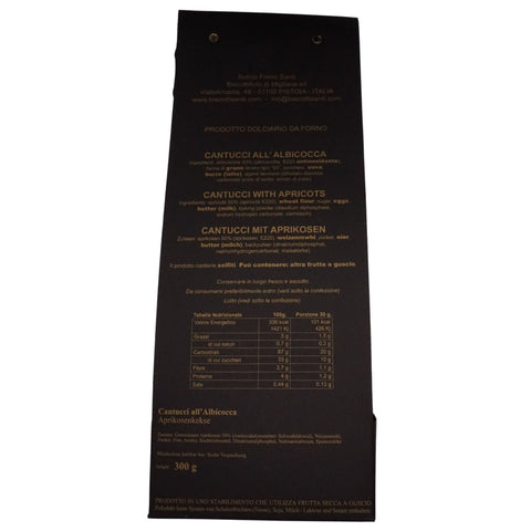 Cantuccini mit Aprikosen 300 g Biscottificio Forno Santi - Feinkost Stuttgart