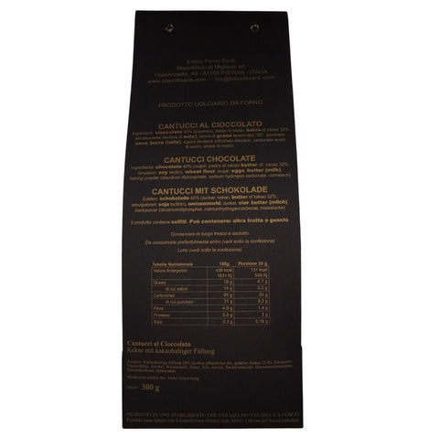 Cantuccini mit Schokolade 300 g Biscottificio Forno Santi - Feinkost Stuttgart