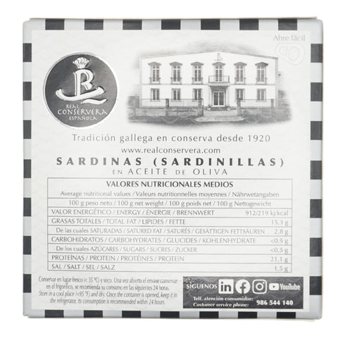 Sardinen in Olivenöl – Real Conservera Española - Feinkost Stuttgart
