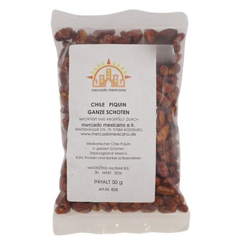 Chile Pequin ganz – 50 g (aus Mexiko)