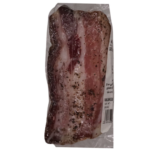 Geräucherter Bauchspeck, vakuumiert, ca. 300g
