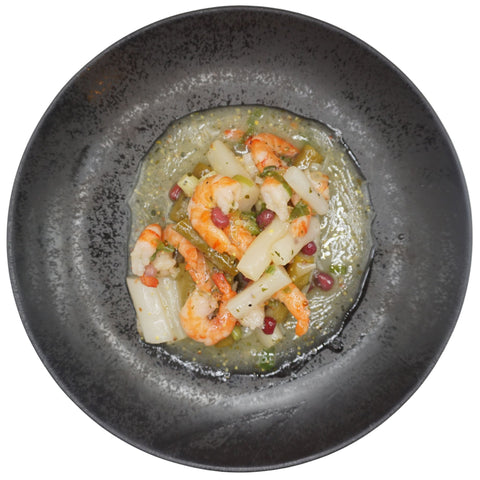 Spargel-Garnelensalat mit Vinaigrette 100g