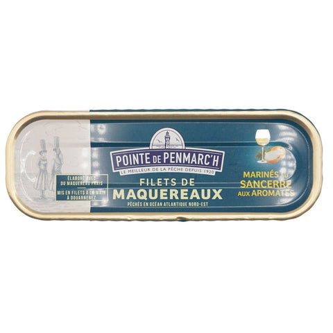 Makrelenfilets in Sancerre Weißwein-Sauce – Pointe de Penmarc’h 176 g