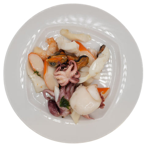 Mariscos Meeresfrüchtesalat in Kräuter-Olivenöl-Marinade 100 g