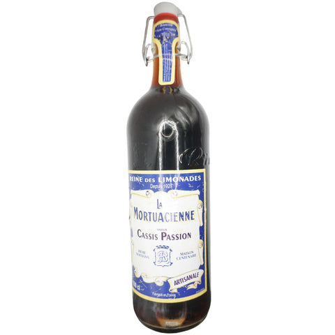 Französische Premium-Limonade - La Mortuacienne Cassis Passion 1 l