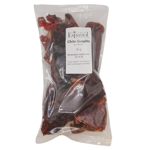 Chile Guajillo ganz – 30 g (getrocknet)